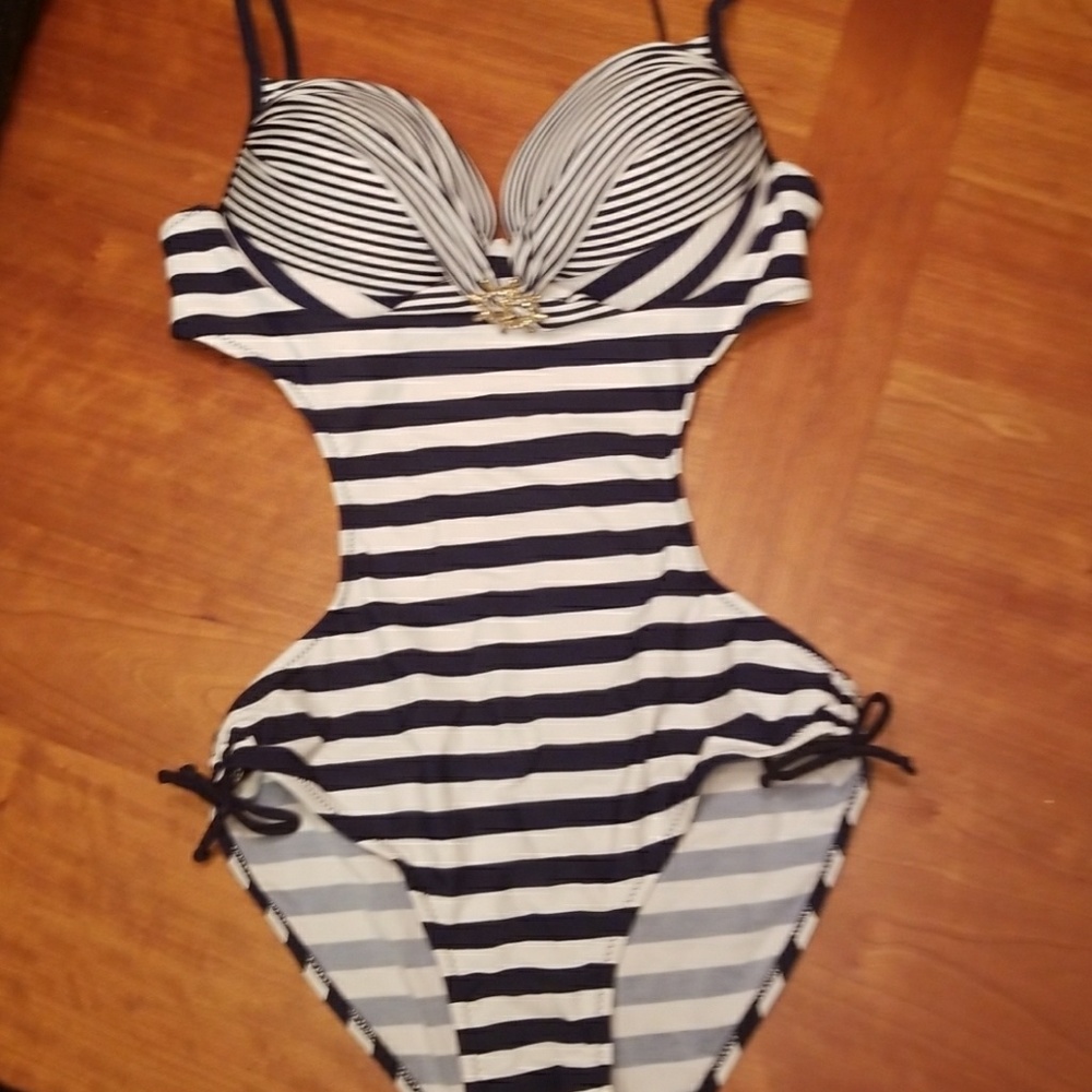 Nautical bathing suit